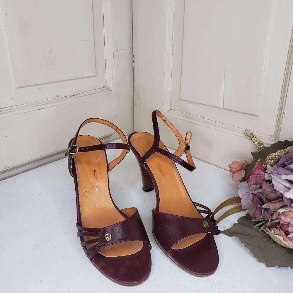 Etienne Aigner Vintage 1970s Strappy Sandals